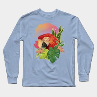 macaw bird Long Sleeve T-Shirt